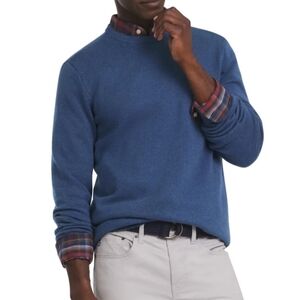 Chaps Solid Cotton Crewneck Sweater Size Large NWT